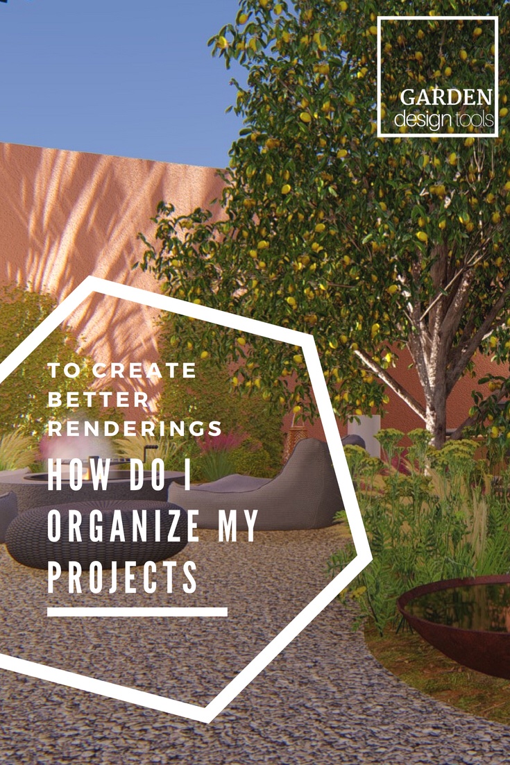 How do I organize my projects, step-by-step. – Garden Design Tools