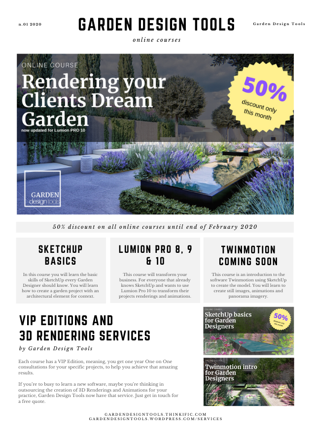 Online courses with a 50% discount until the end of February! – Garden ...